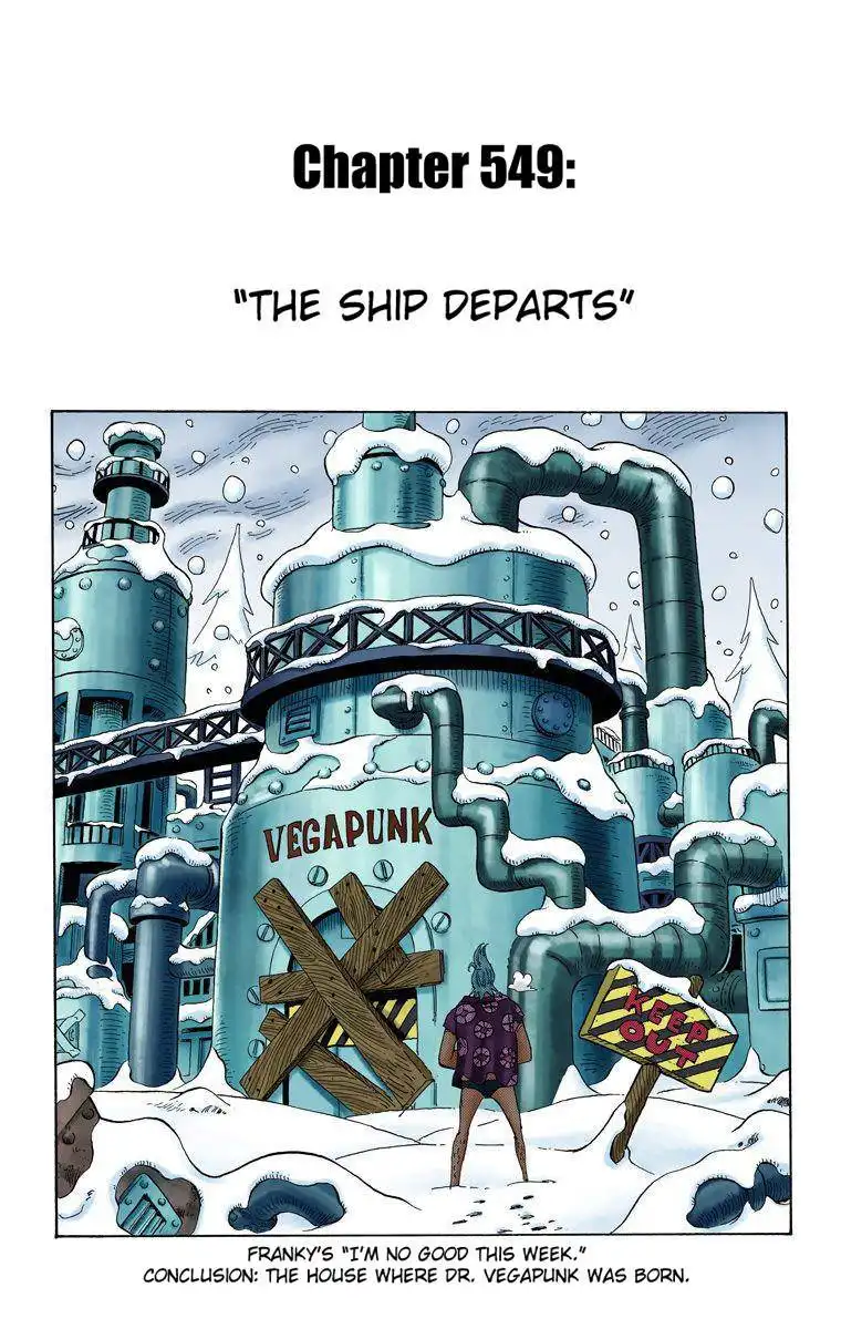 One Piece - Digital Colored Comics Chapter 549 2